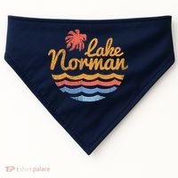 Lake Norman Retro Logo USA-Made Doggie Bandana thumb 0