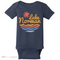 Lake Norman Retro Logo Baby Bodysuit thumb 0