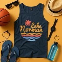 Lake Norman Retro Logo Tank Top thumb 4