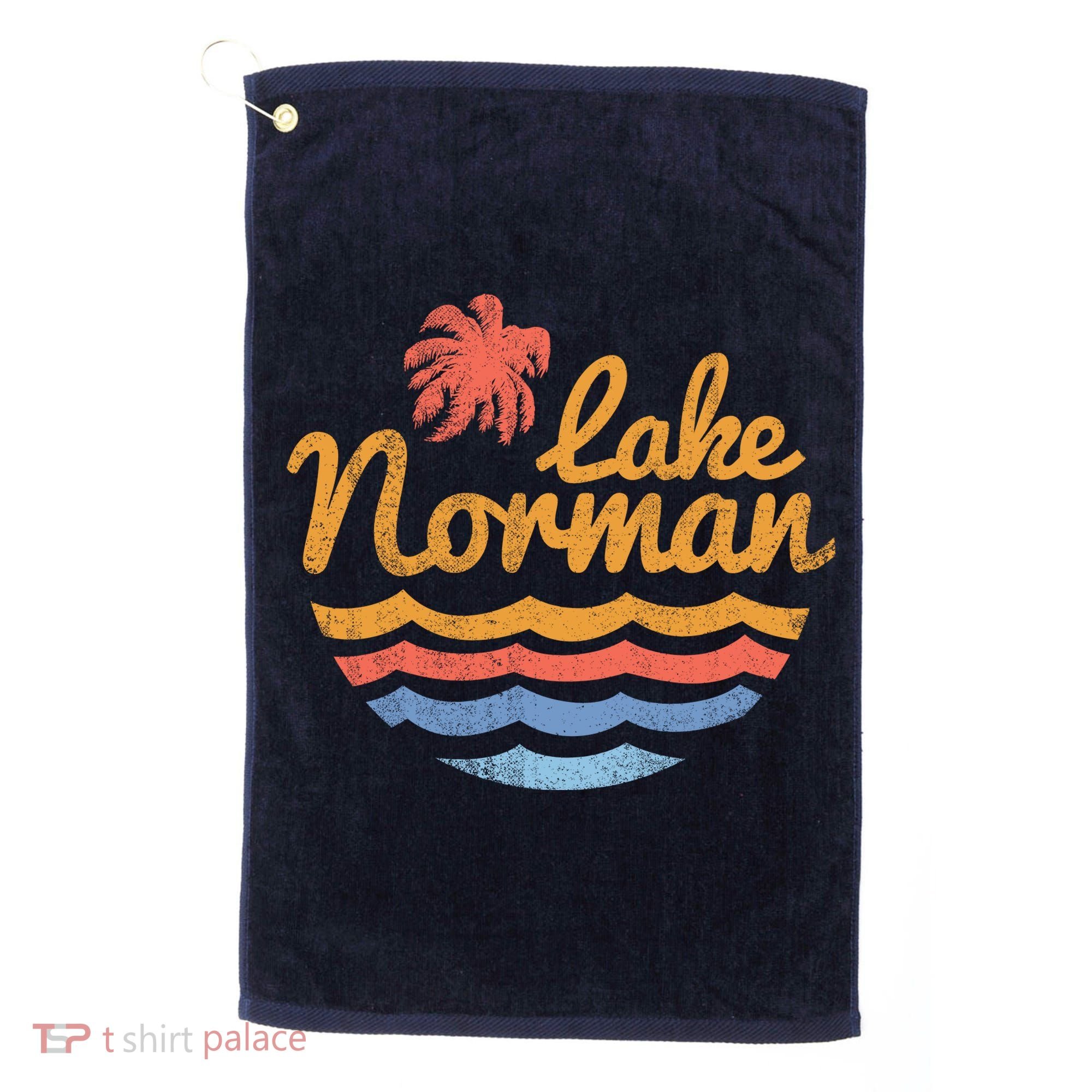 Lake Norman Retro Logo Golf Towel
