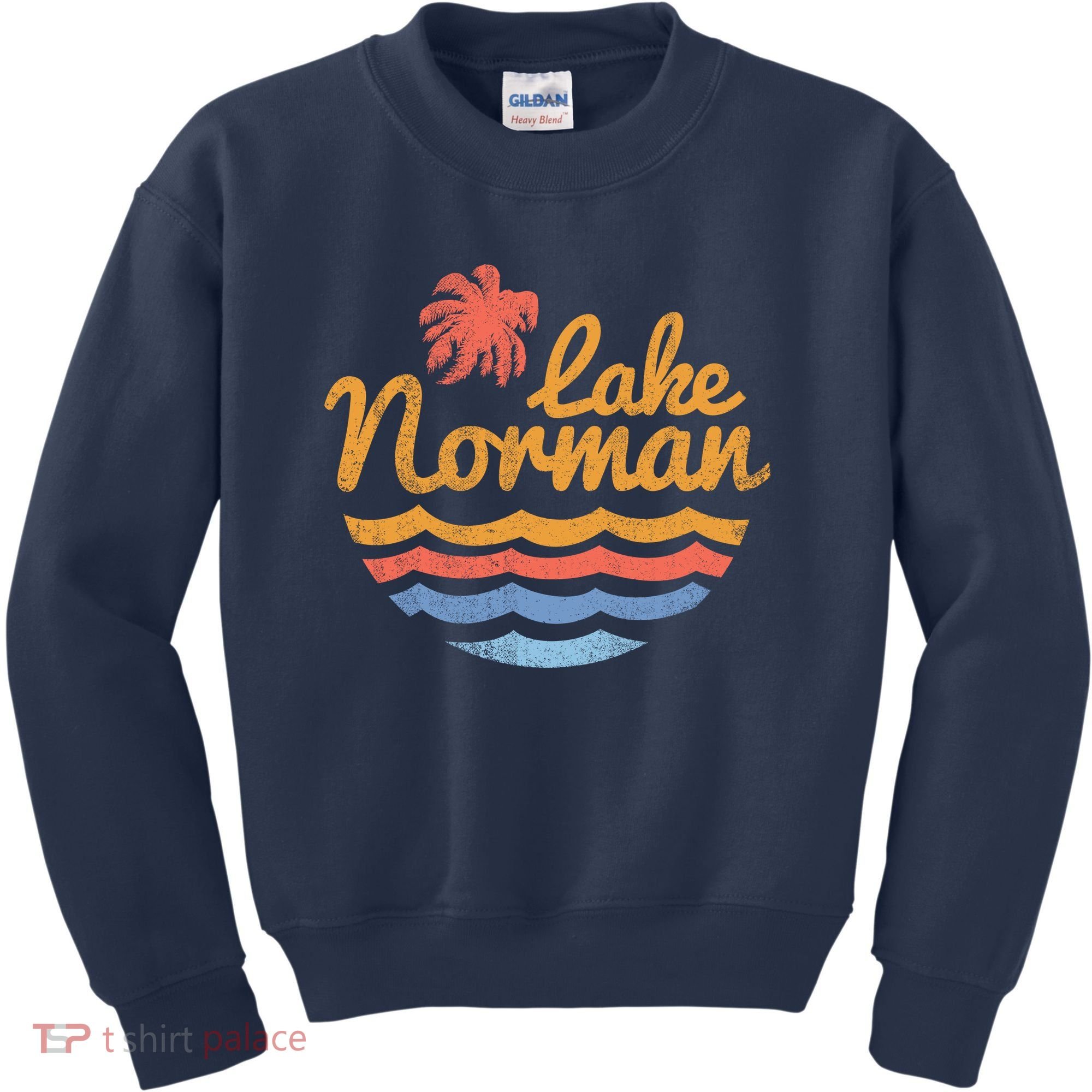 Lake Norman Retro Logo Kids Sweatshirt