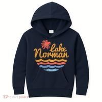 Lake Norman Retro Logo Kids Hoodie thumb 0