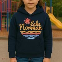 Lake Norman Retro Logo Kids Hoodie thumb 3