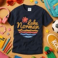 Lake Norman Retro Logo Kids T-Shirt thumb 3