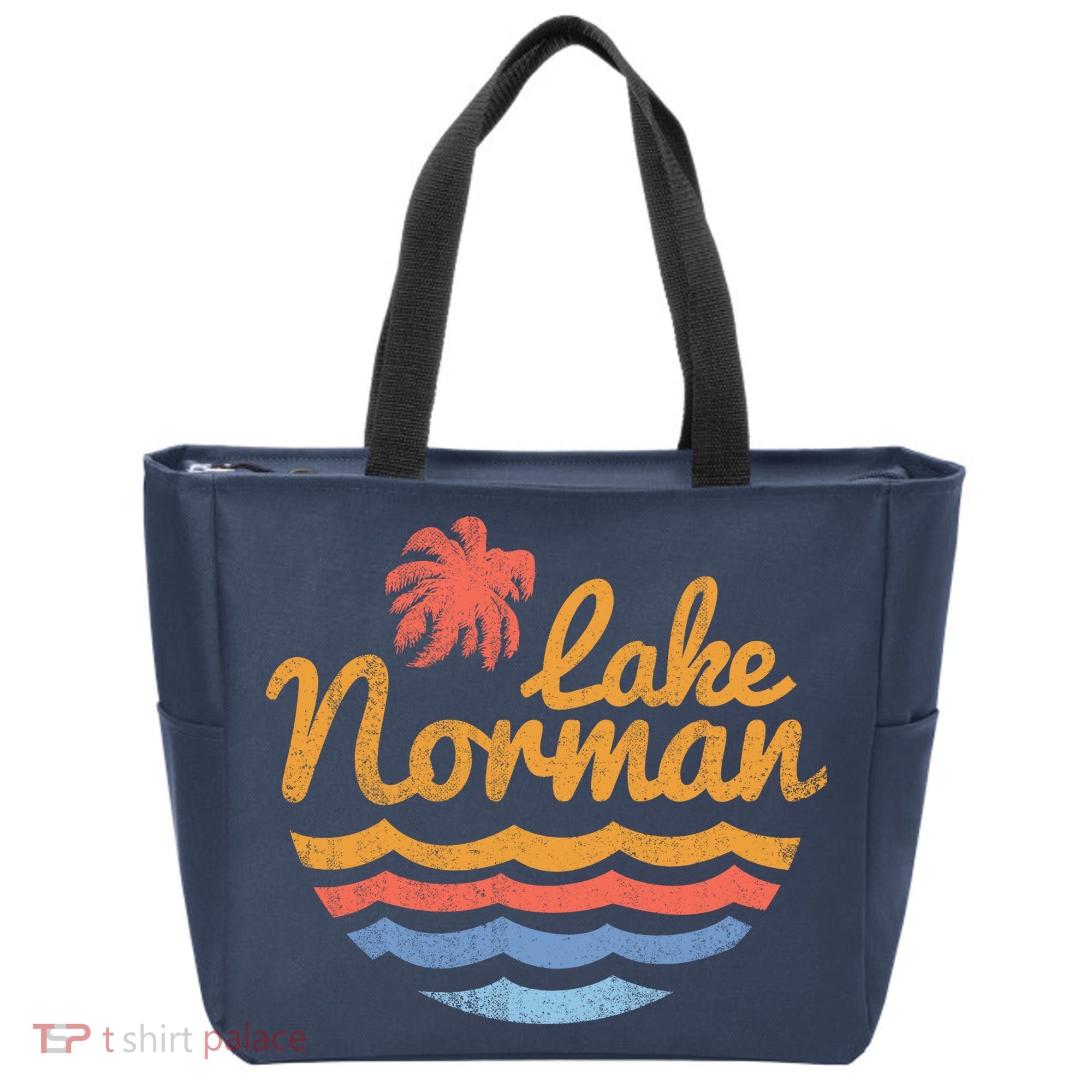 Lake Norman Retro Logo Tote Bag