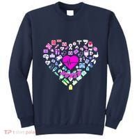 Love Nursing Rainbow Heart Collage Sweatshirt thumb 0