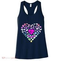 Love Nursing Rainbow Heart Collage Women's Tank Top thumb 0