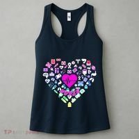 Love Nursing Rainbow Heart Collage Women's Tank Top thumb 3