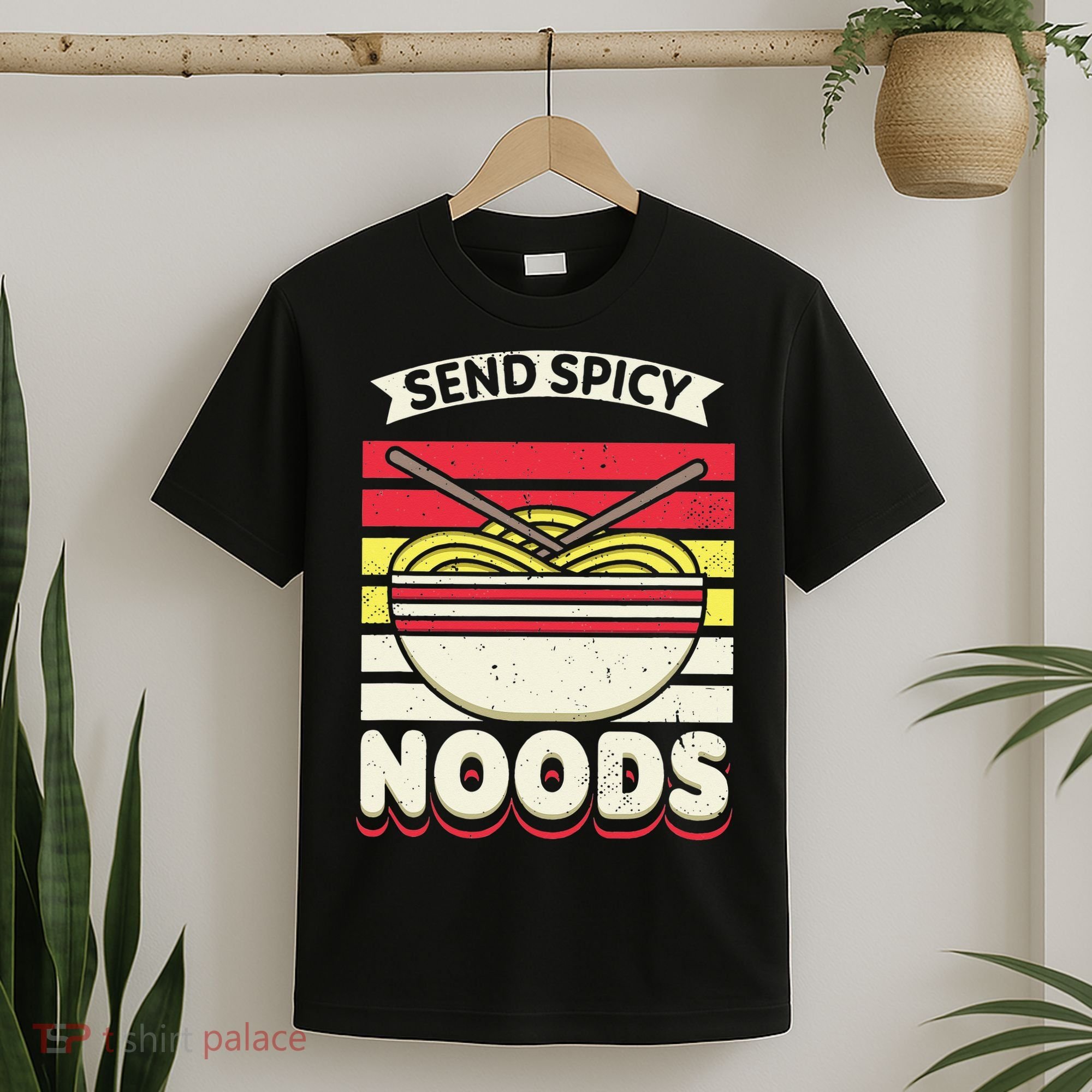 Love Noods Send Noodles Joke Ra Fan T-Shirt