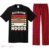 Love Noods Send Noodles Joke Ra Fan Pajama Set thumb 0