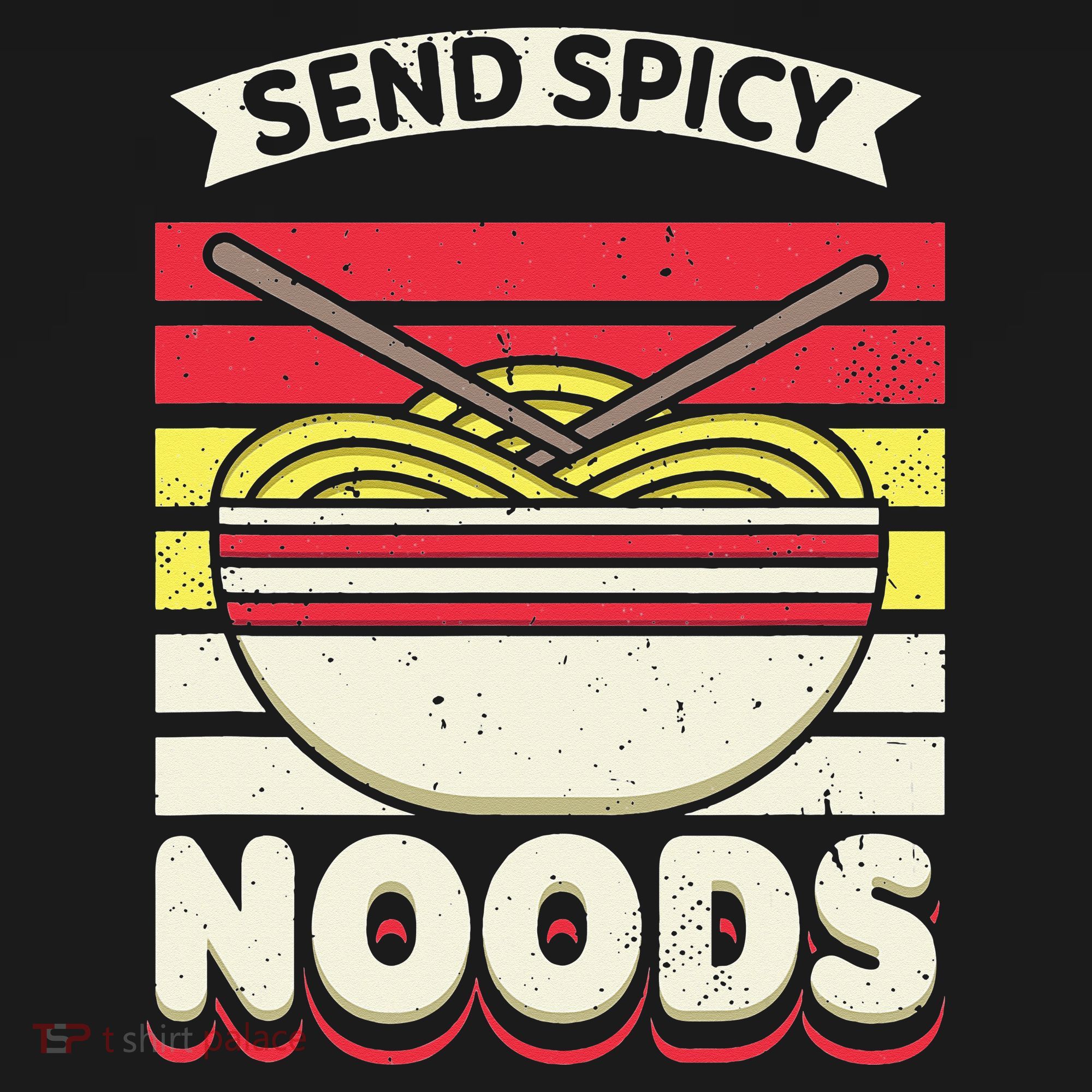 Love Noods Send Noodles Joke Ra Fan Mousepad