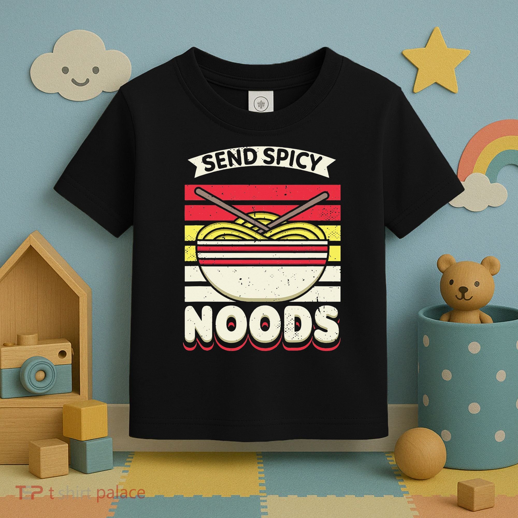 Love Noods Send Noodles Joke Ra Fan Toddler T-Shirt