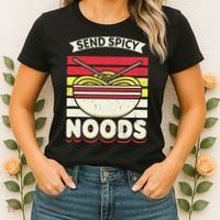 Love Noods Send Noodles Joke Ra Fan Women's T-Shirt thumb 2