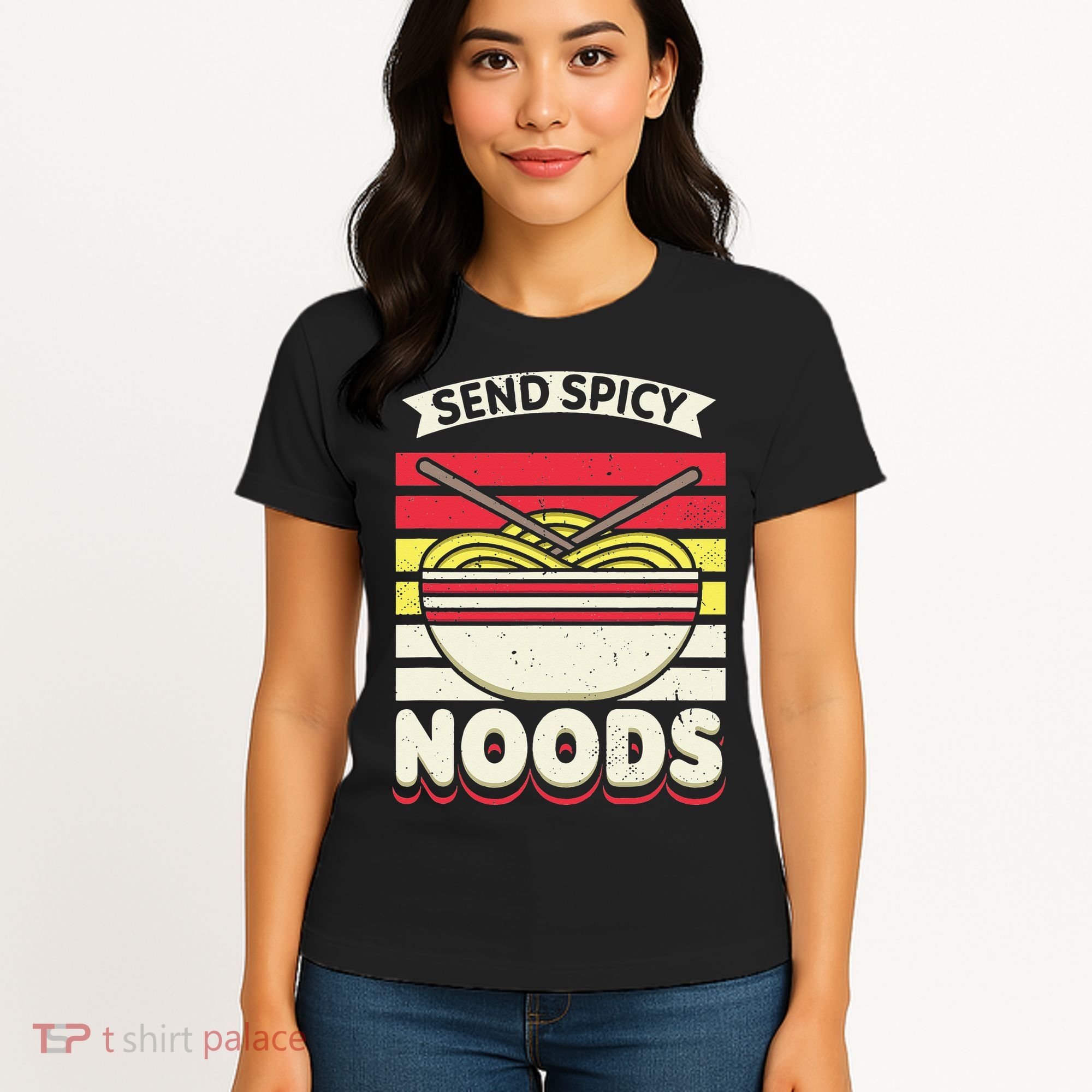 Love Noods Send Noodles Joke Ra Fan Women's T-Shirt