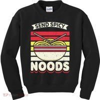 Love Noods Send Noodles Joke Ra Fan Kids Sweatshirt thumb 0
