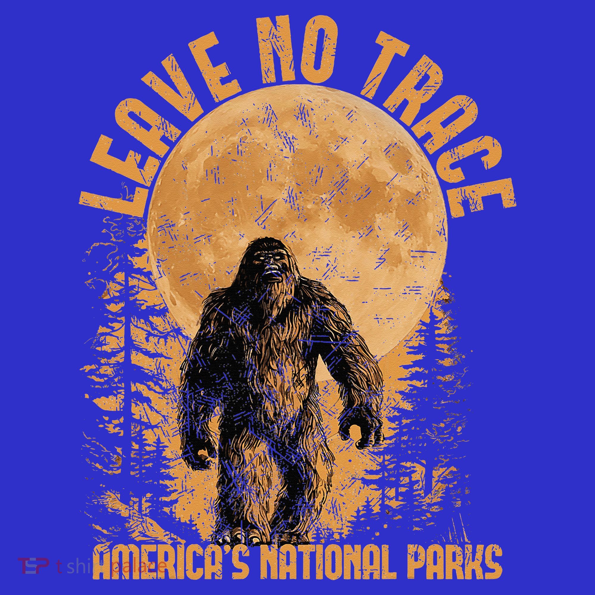 Leave No Trace America National Parks Big Foot Coaster
