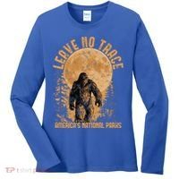 Leave No Trace America National Parks Big Foot Women's Long Sleeve Shirt thumb 0