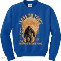 Leave No Trace America National Parks Big Foot Kids Sweatshirt thumb 0