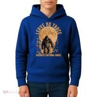 Leave No Trace America National Parks Big Foot Kids Hoodie thumb 4