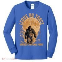 Leave No Trace America National Parks Big Foot Kids Long Sleeve Shirt thumb 0