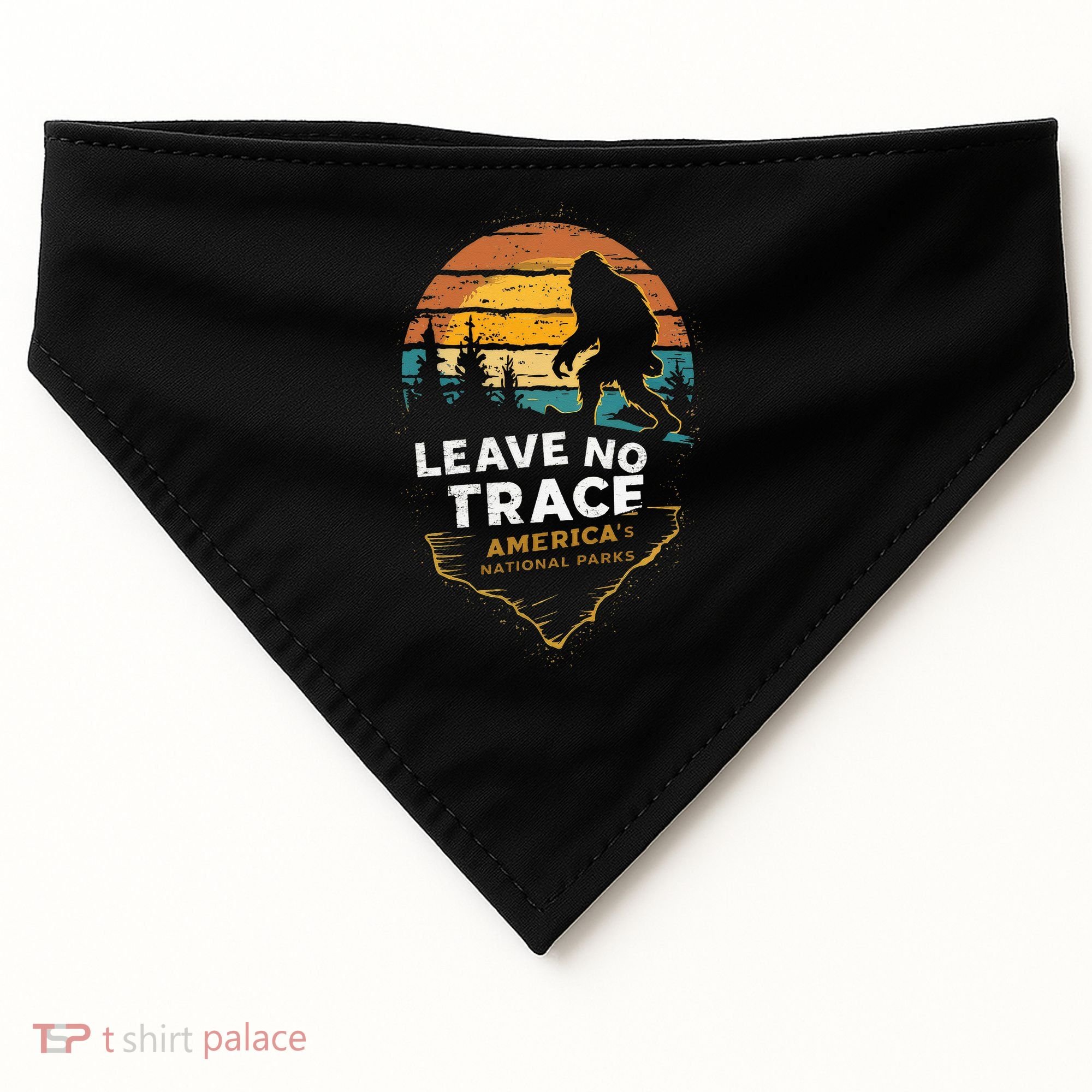 Leave No Trace AmericaS National Parks USA-Made Doggie Bandana