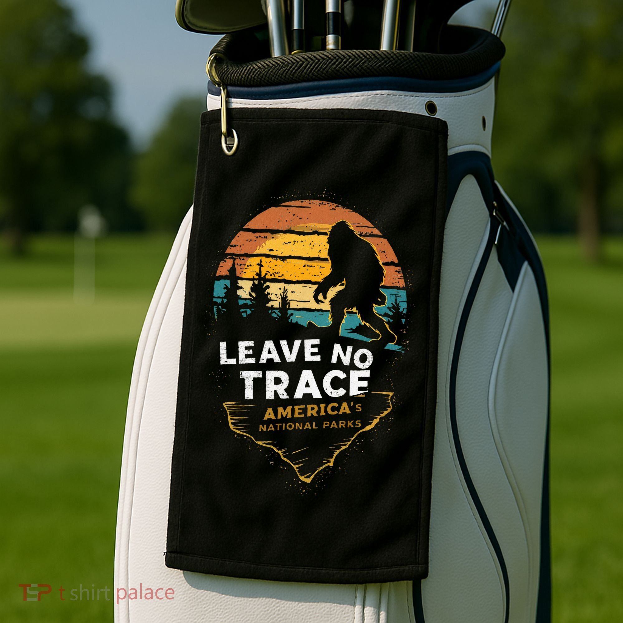 Leave No Trace AmericaS National Parks Golf Towel