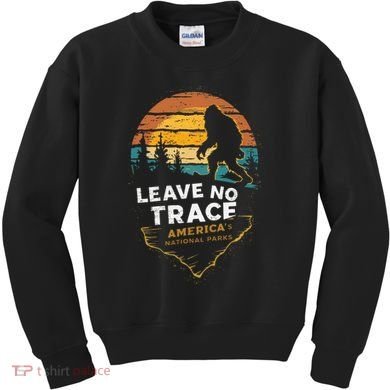 Leave No Trace AmericaS National Parks Kids Sweatshirt
