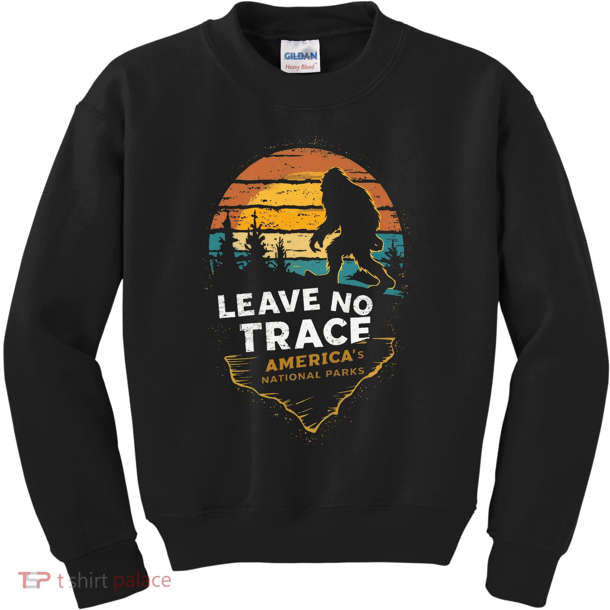 Leave No Trace AmericaS National Parks Kids Sweatshirt