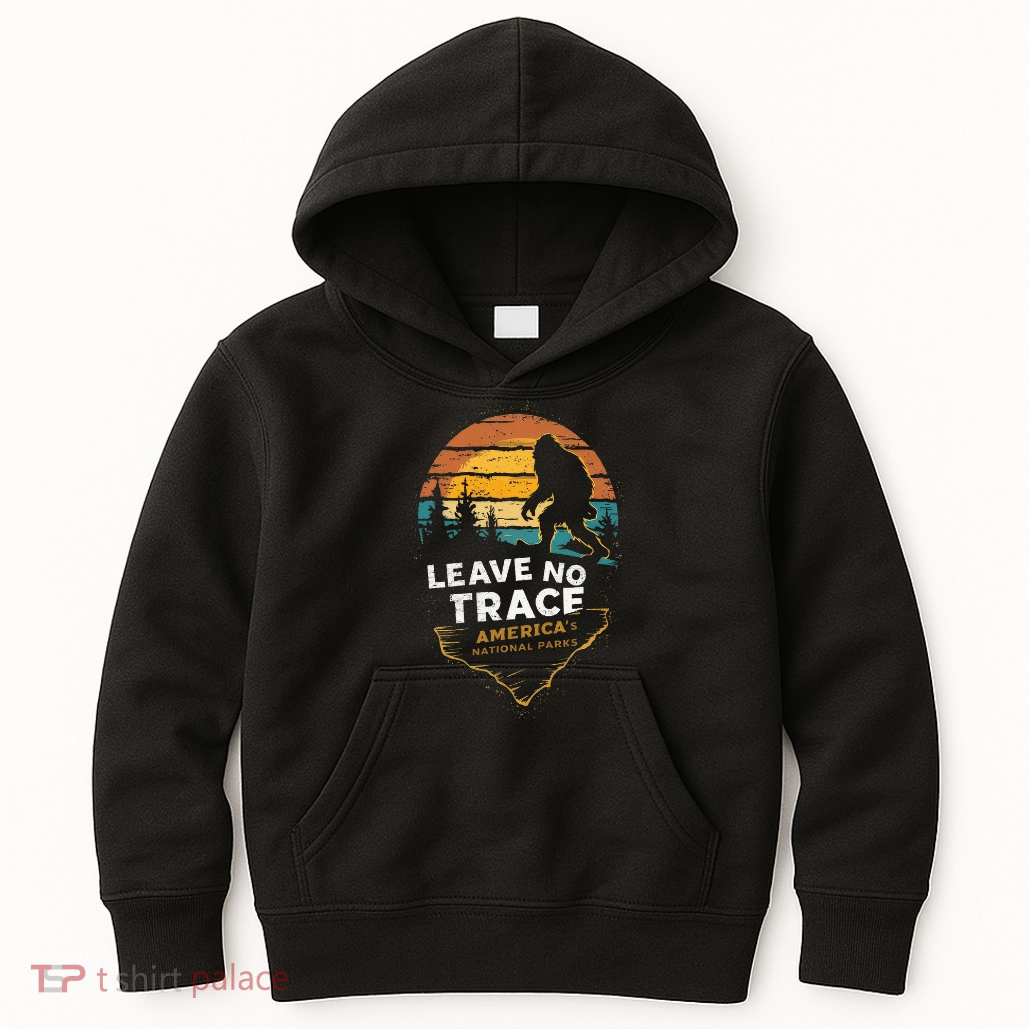 Leave No Trace AmericaS National Parks Kids Hoodie