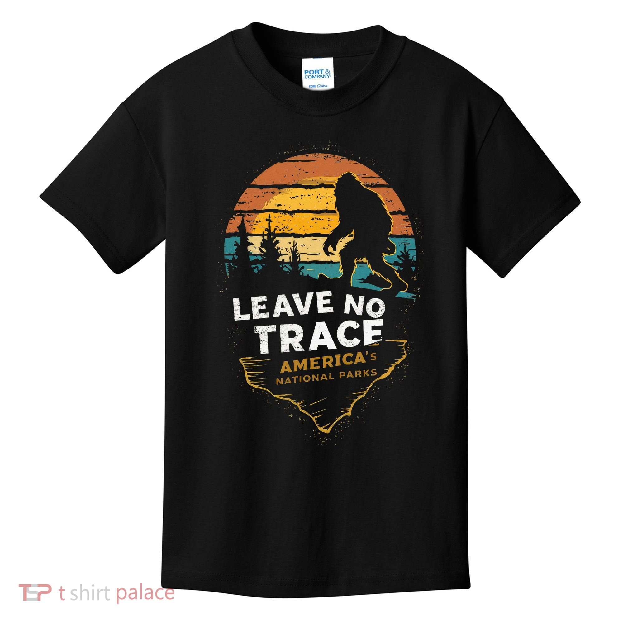Leave No Trace AmericaS National Parks Kids T-Shirt