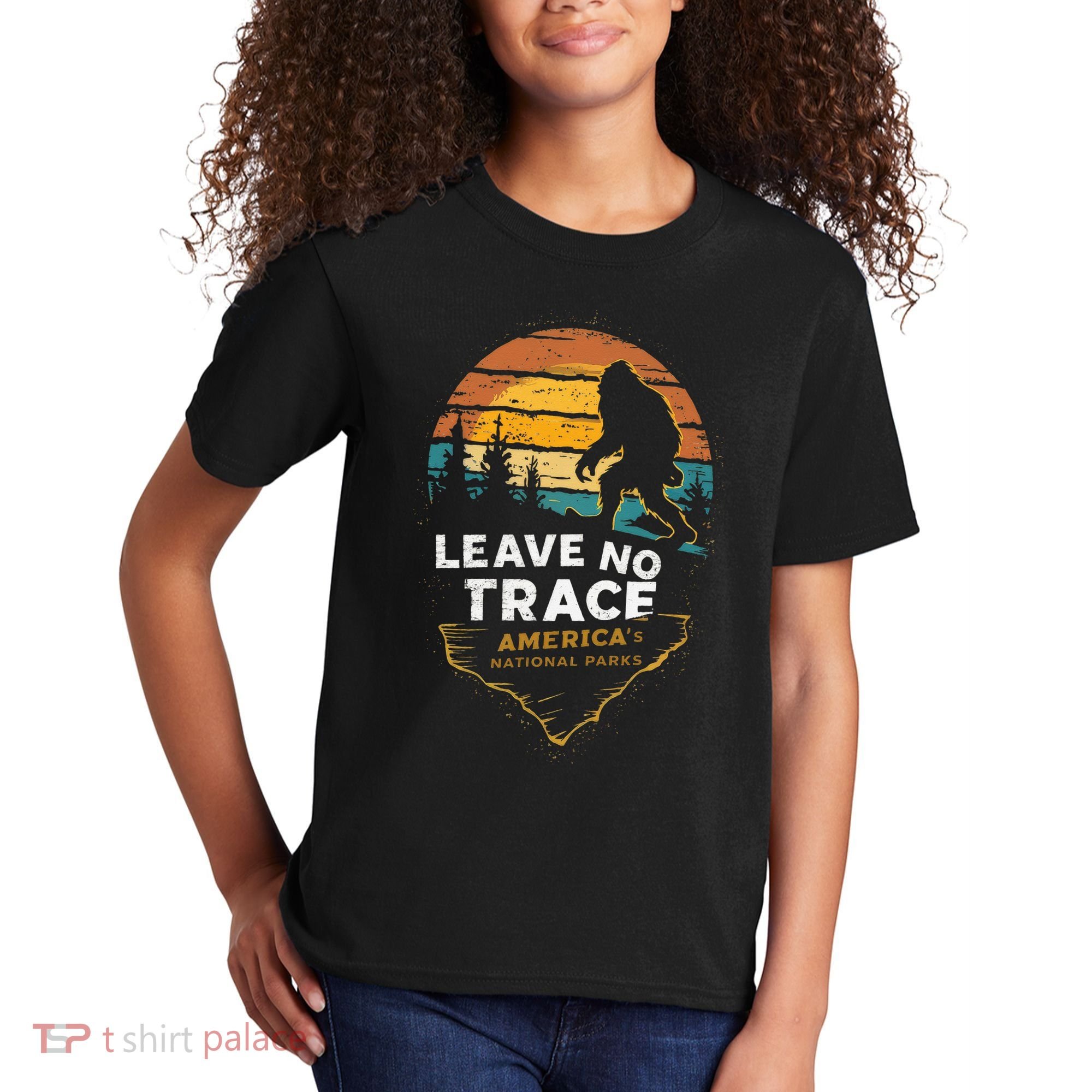 Leave No Trace AmericaS National Parks Kids T-Shirt