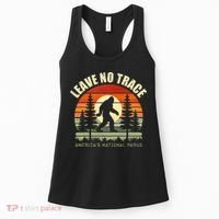 Leave No Trace Bigfoot Hiking And Camping Women's Tank Top thumb 0