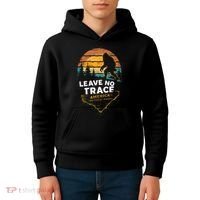 Leave No Trace America National Parks Funny Bigfoot Kids Hoodie thumb 4