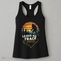 Leave No Trace AmericaS National Parks Funny Bigfoot Women's Tank Top thumb 3