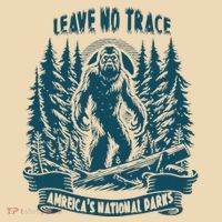 Leave No Trace America National Parks Big Foot Tote Bag thumb 4