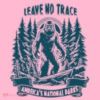 Leave No Trace America National Parks Big Foot Coaster thumb 2
