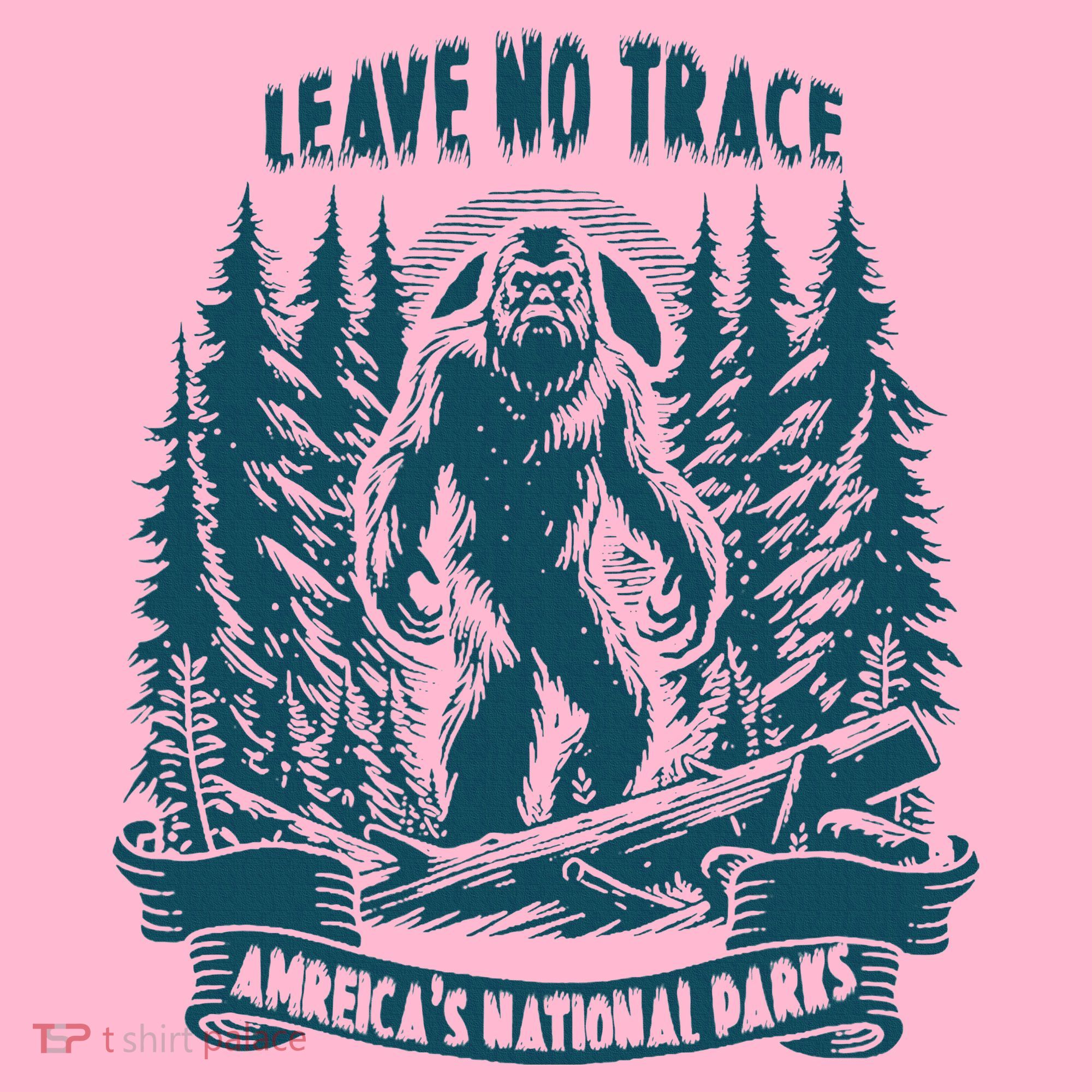 Leave No Trace America National Parks Big Foot Coaster