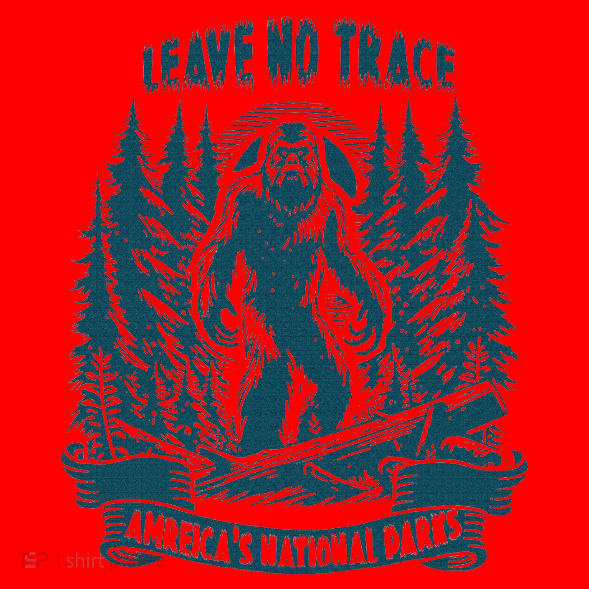 Leave No Trace America National Parks Big Foot Santa Hat