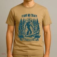 Leave No Trace America National Parks Big Foot T-Shirt thumb 3