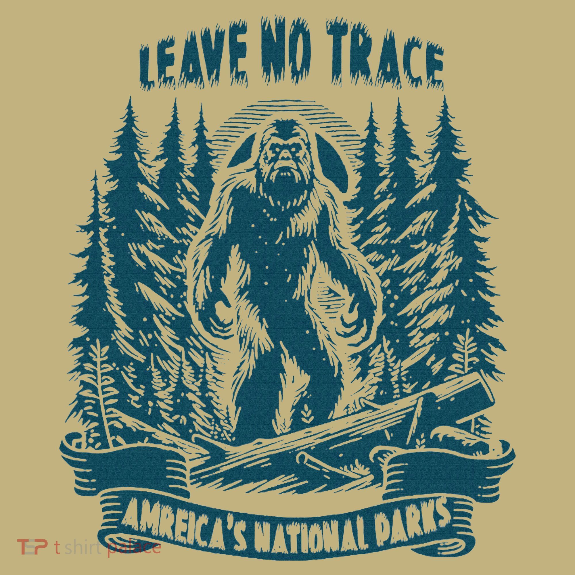 Leave No Trace America National Parks Big Foot Polo