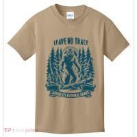 Leave No Trace America National Parks Big Foot Kids T-Shirt thumb 0