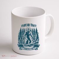 Leave No Trace America National Parks Big Foot Coffee Mug thumb 1