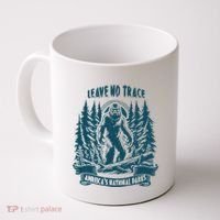 Leave No Trace America National Parks Big Foot Coffee Mug thumb 0