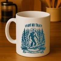 Leave No Trace America National Parks Big Foot Coffee Mug thumb 4