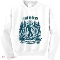 Leave No Trace America National Parks Big Foot Kids Sweatshirt thumb 0