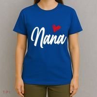 Love Nana With Heart Grandma Grandparents Day Gift T-Shirt thumb 4