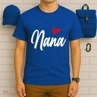 Love Nana With Heart Grandma Grandparents Day Gift T-Shirt thumb 6