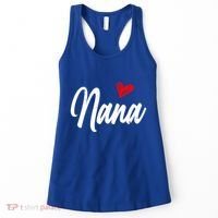 Love Nana With Heart Grandma Grandparents Day Gift Women's Tank Top thumb 0