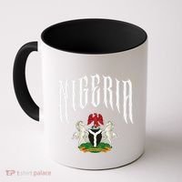 Love Nigeria With Nigerian Flag Inside A Circle Coffee Mug thumb 0