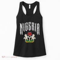 Love Nigeria With Nigerian Flag Inside A Circle Women's Tank Top thumb 0